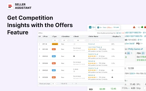 Seller Assistant: Pinakamahusay na Amazon Product Research Tool - Screenshot 4