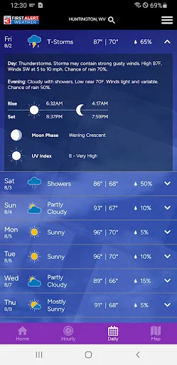 I-download ang WSAZ First Alert Weather App – Tiyak na Ulat Panahon - Screenshot 3