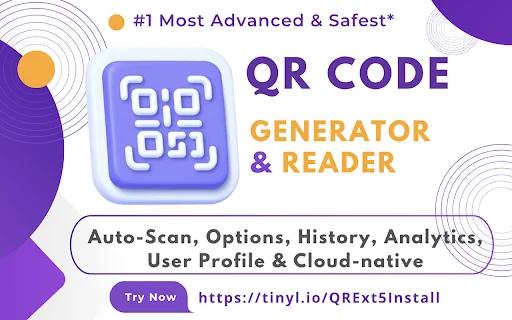 QR Code Generator at Reader – Pinakamabilis na QR Tool Para sa Chrome - Screenshot 1