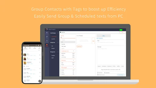 I-download ang TexTory CRM – Pamahalaan ang Iyong Calls at SMS - Screenshot 7