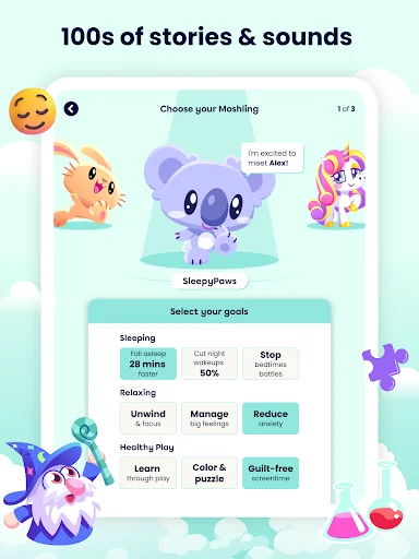 I-download ang Moshi Kids: Mga Kuwento, Musika, at Pampaantok - Screenshot 10